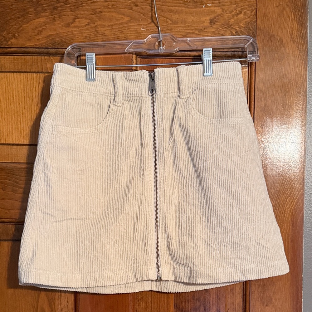 American Eagle corduroy super hi-rise A-line skirt